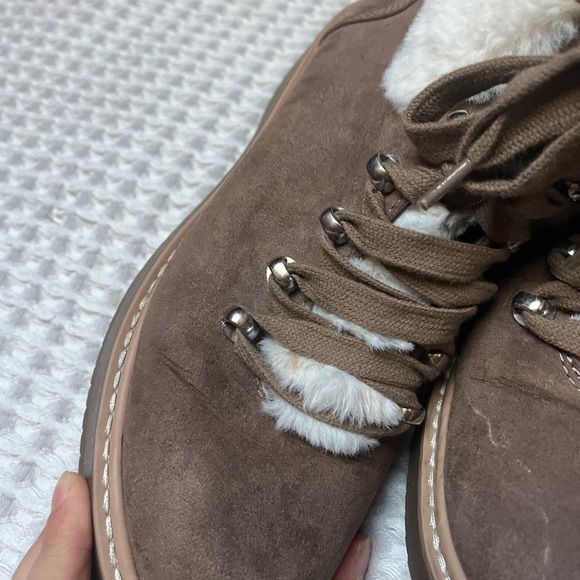 Madden NYC Furry Tan Winter Boots - Picture 4 of 8